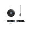 ORICO Hub adapter 4-portowy USB-C - USB-A 0.3 m - czarny