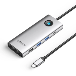 ORICO HUB 8w1 USB-C - USB-A USB-C HDMI VGA RJ45 PD 100W 4K 60Hz 1000Mbps