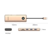 ORICO HUB 9w1 USB-C - USB-A USB-C HDMI VGA SD microSD RJ45 PD 100W 4K