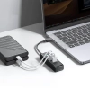 ORICO HUB rozdzielacz 3-portowy USB-A - USB-A USB-C 1.8 m - czarny