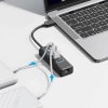 ORICO HUB rozdzielacz 4-portowy USB-A - USB-A RJ45 2.5G Ethernet 1 m