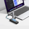 ORICO HUB rozdzielacz 4-portowy USB-A - USB-A RJ45 2.5G Ethernet 1.8 m