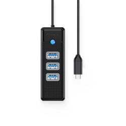 ORICO HUB rozdzielacz 4-portowy USB-C - USB-A RJ45 2.5G Ethernet 1.8 m