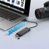 ORICO HUB adapter 4-portowy USB-A - USB-A czytnik kart SD microSD 1 m