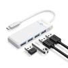 ORICO HUB rozdzielacz 4-portowy USB-C - USB-A 1 m - biały