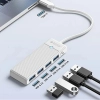 ORICO HUB rozdzielacz 4-portowy USB-C - USB-A 1 m - biały