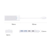 ORICO HUB adapter USB-C - USB-A USB-C z ładowaniem USB-C PD 100 W 0.15 m