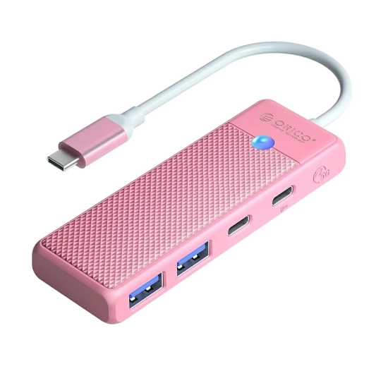 ORICO HUB adapter USB-C - USB-A USB-C z ładowaniem USB-C PD 100 W 0.15 m