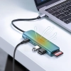 UGREEN 6w1 HUB adapter USB-C - HDMI USB-A USB-C PD czytnik SD TF - szary