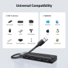 UGREEN HUB adapter rozdzielacz portów 4x USB-A 3.0 i kablem zasilającym