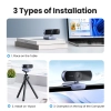 UGREEN Kamera internetowa Full HD z mikrofonami do nagrań Video USB-A