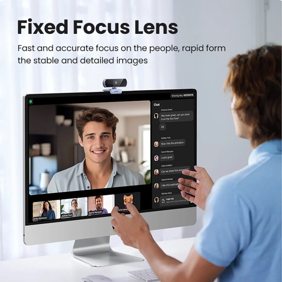 UGREEN Kamera internetowa Full HD z mikrofonami do nagrań Video USB-A