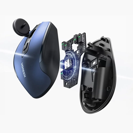 UGREEN Precyzyjna mysz bezprzewodowa USB 2.4GHz Bluetooth 5.0 optyczna