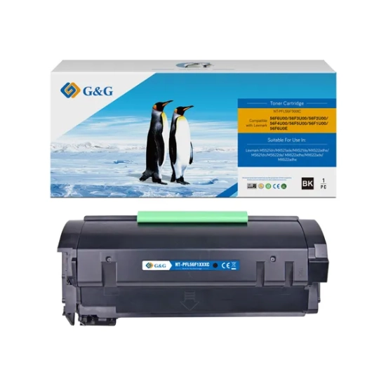 Toner G&G do Lexmark 56F2U00, czarny, do 25 000 stron
