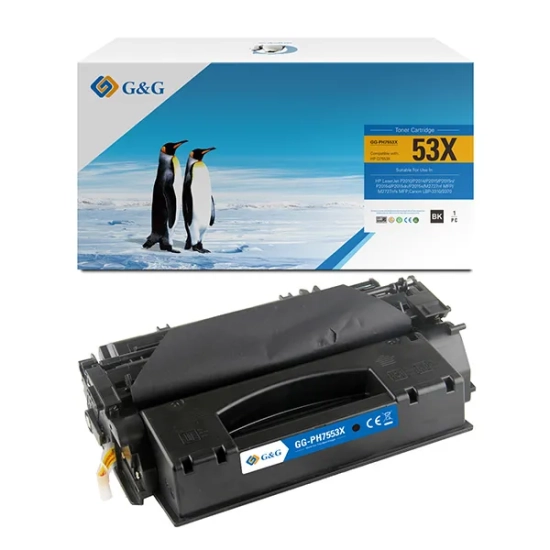 Kompatybilny toner G&G do HP Q7553X HP 53X NT-PH7553X, czarny, 7 000 stron