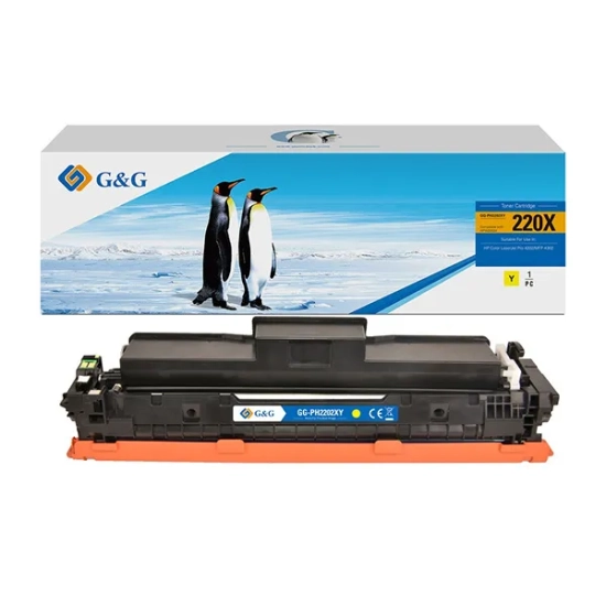 Kompatybilny toner G&G W2202X high capacity NT-PH2202XY-B-V2-S1, żółty