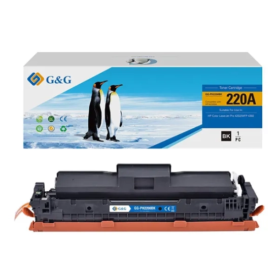 Toner G&G NT-PH2200BK-B-V2-S1 w wariancie czarny, kompatybilny z HP 220A W2200A.