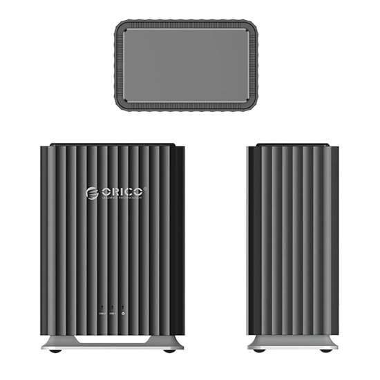ORICO Obudowa 9728C3 na 2 dyski 2.5'' HDD / SSD / 3.5'' HDD - czarna