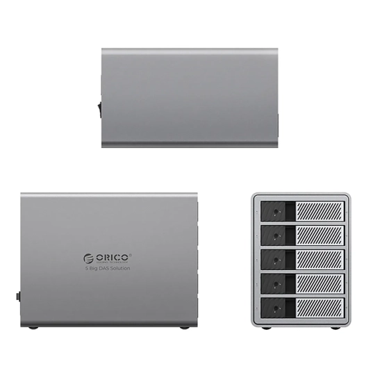 ORICO Macierz dyskowa 9858T3 z Thunderbolt 3 na 5 dysków 2.5'' / 3.5''