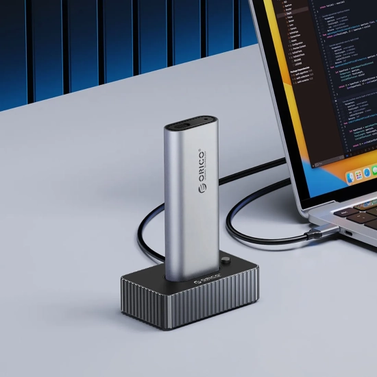 ORICO Stacja dokująca IT18C3 na dysk M.2 NVMe / SATA - szara