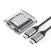 ORICO Kieszeń obudowa na dysk TC20-M2-10G M.2 NVME USB-C - przezroczysta