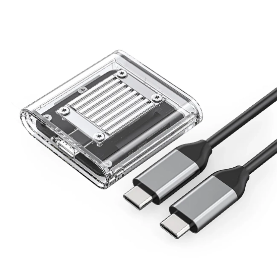 ORICO Kieszeń obudowa na dysk TC20-M2-10G M.2 NVME USB-C - przezroczysta