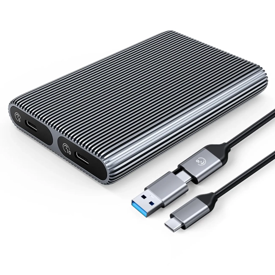 ORICO Kieszeń obudowa AM2C3-2SN na dwa dyski M.2 SATA+NVME USB-C 10Gb/s