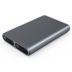 ORICO Kieszeń obudowa AM2C3-2N na dwa dyski M.2 NVME USB-C 10Gb/s - szara