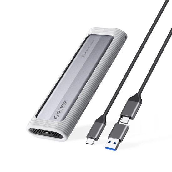 ORICO Kieszeń obudowa na dysk AXM2-G2 M.2 NVME USB-C 10Gb/s - szara