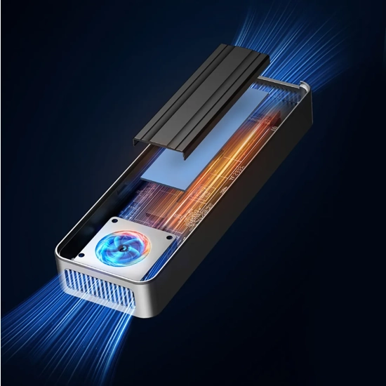 ORICO Kieszeń obudowa na dysk OUM2-G20 M.2 NVME USB-C 20Gb/s - srebrna