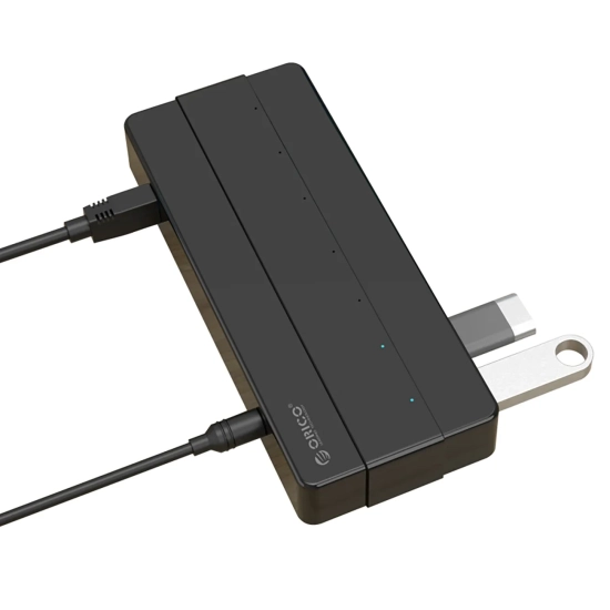 ORICO Hub rozdzielacz H7928-U3-V1 7x USB-A - czarny