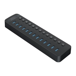 ORICO Hub CT2U3-13AB z włącznikami 13x USB-A - czarny