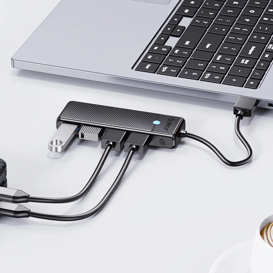 ORICO Hub PAPW4A-C3 rozdzielacz 4x USB-A - czarny