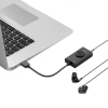 ORICO Karta dźwiękowa SC2 zewnętrzna wielofunkcyjna USB-A - czarna