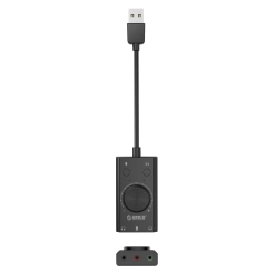 ORICO Karta dźwiękowa SC2 zewnętrzna wielofunkcyjna USB-A - czarna