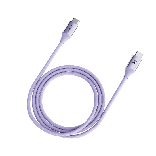 ORICO Kabel przewód CDX 100W 5A Power Delivery USB-C 1m - fioletowy