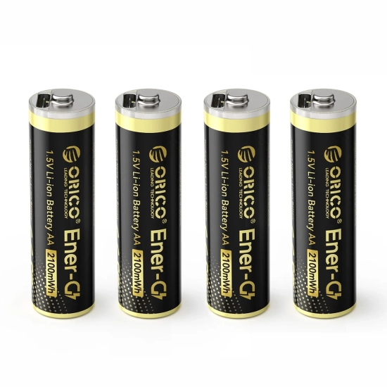 ORICO Bateria litowa akumulator AA 1.5 V 2100mWh USB-C - 4 szt.