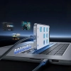 ORICO Kabel przewód USB-C USB4 Thunderbolt5 80Gbps 240W 2m - czarny
