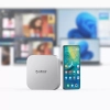 ORICO Stacja dokująca 9w1 USB-A USB-C RJ45 SD TF mini jack - srebrna