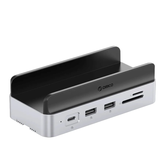 ORICO Stacja dokująca 10w1 do Mac mini M.2 USB-C USB-A HDMI RJ45 SD/TF