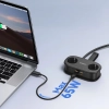 ORICO Listwa zasilająca 6w1 AC USB-A USB-C GaN 65W - czarna