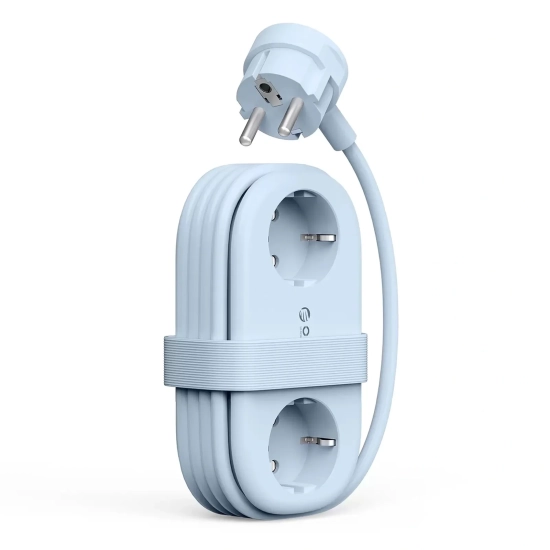 ORICO Listwa zasilająca 6w1 AC USB-A USB-C GaN 65W - niebieska