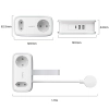 ORICO Listwa zasilająca 5w1 AC USB-A USB-C 15.5W - biała