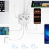 ORICO Listwa zasilająca 6w1 AC USB-A USB-C 25W - biała