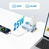ORICO Listwa zasilająca 6w1 AC USB-A USB-C 25W - niebieska