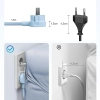 ORICO Listwa zasilająca 6w1 AC USB-A USB-C 25W - niebieska