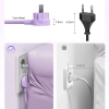 ORICO Listwa zasilająca 6w1 AC USB-A USB-C 25W - fioletowa