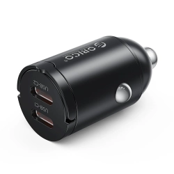 ORICO Ładowarka samochodowa USB-C 30W - czarna