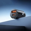 ORICO Ładowarka samochodowa USB-A USB-C 30W - czarna