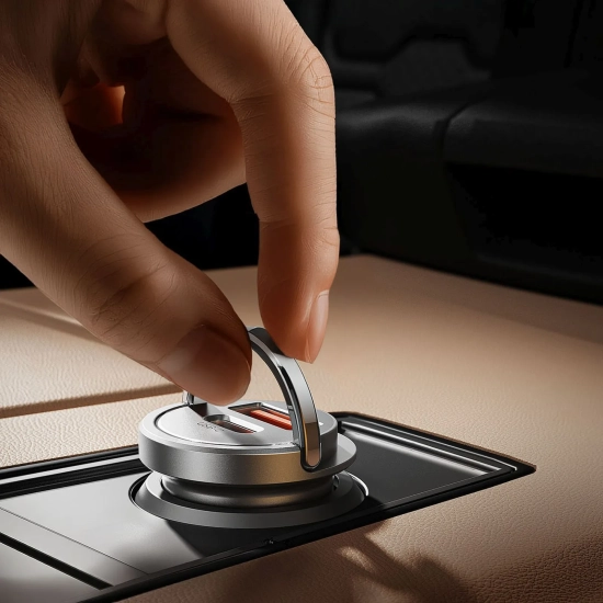 ORICO Ładowarka samochodowa USB-A USB-C 45W - srebrna